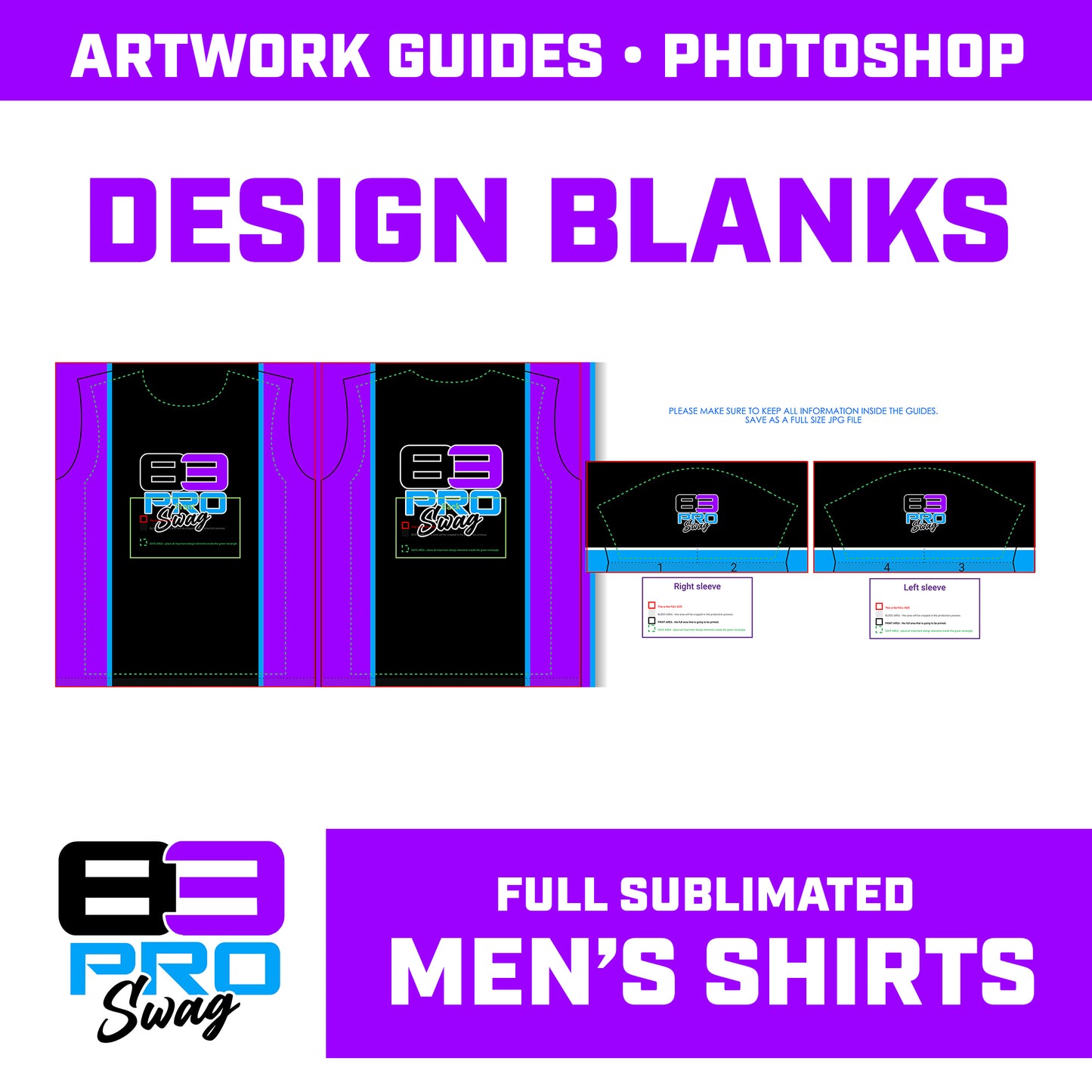 FULL SUB MEN'S SHIRT DESIGN Blank Template