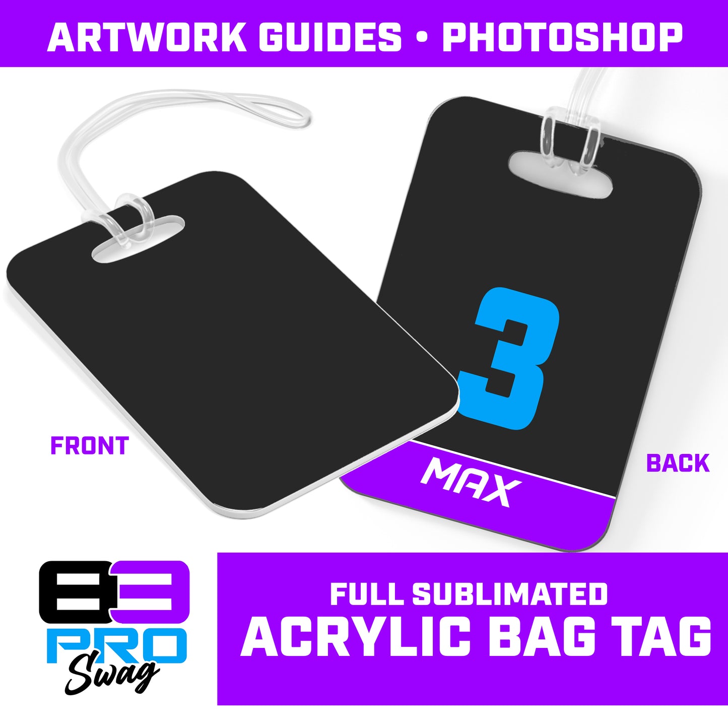 Bag Tag Blank Template