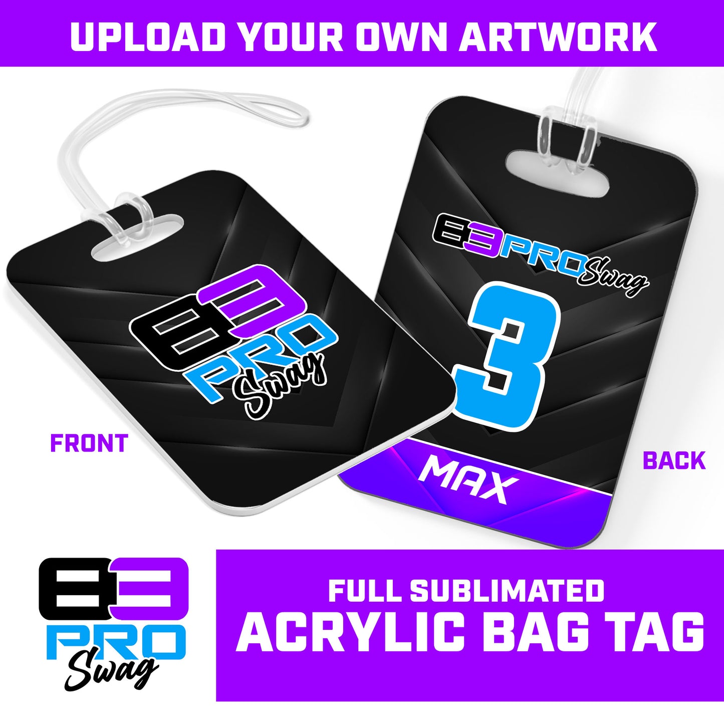 DIY - CUSTOM DOUBLE SIDED BAG TAG