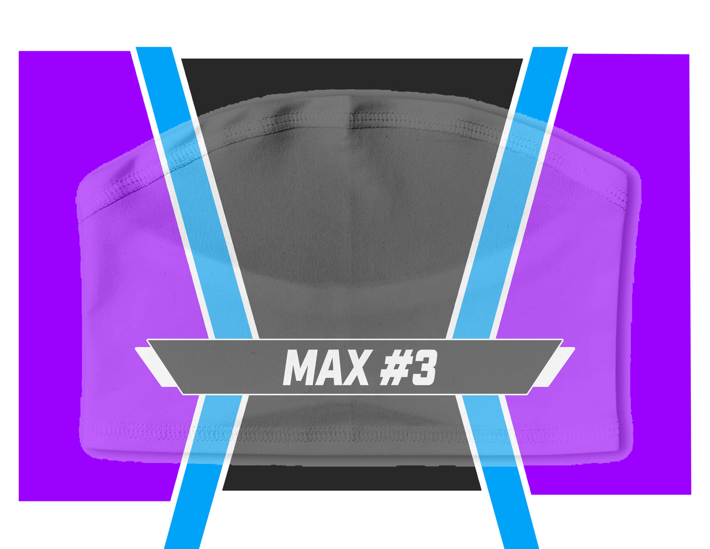 2 SIDED SKULL WRAP Blank Template