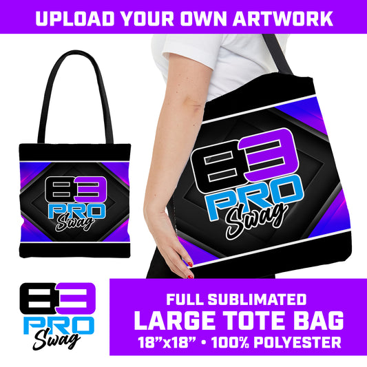DIY - 18"x18" Full Sublimated Tote Bag
